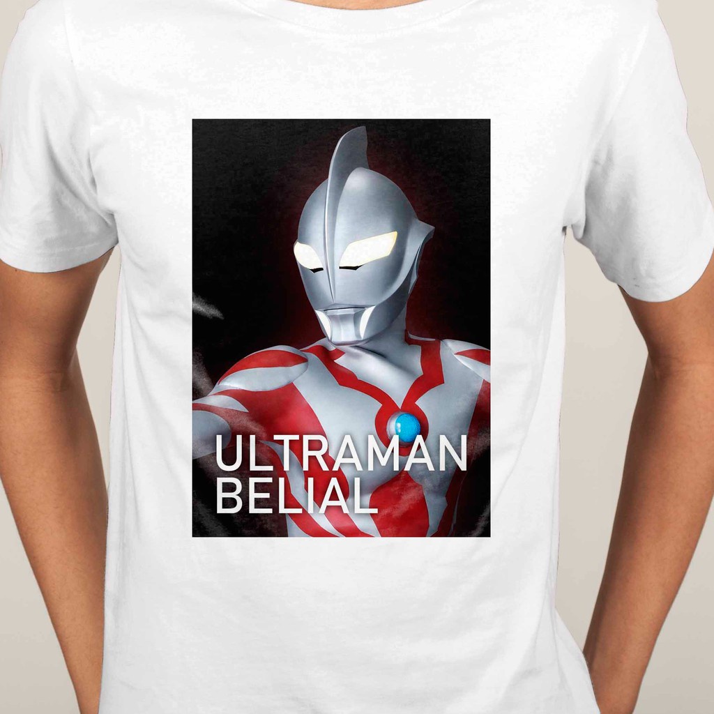 เสื้อยืดผ้าฝ้ายCOTTON Ultraman tiga ultraman taro dyna mebius cosmos shin hayata แขนสั้นเสื้อยืดเสื้