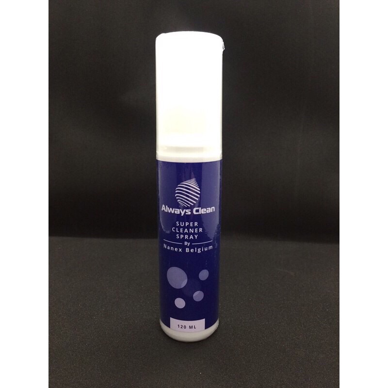 (ของแท้พร้อมส่ง) สเปรย์ทำความสะอาดรองเท้า สเปรย์ขัดรองเท้า สูตรอ่อนโยน Super Cleaner Spray น้ำยาขัดรองเท้า(120ML)