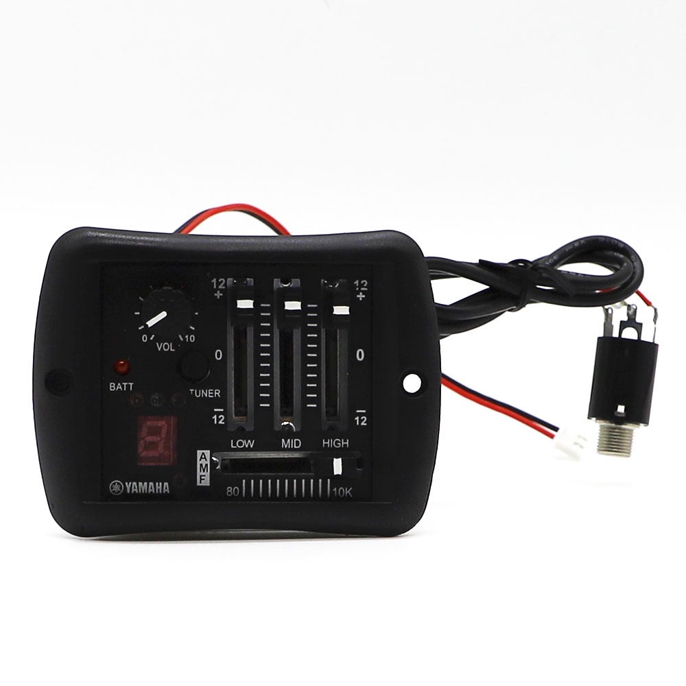 YAMAHA 4 Bands EQ Piezo Preamp Pickup Tuner สําหรับกีตาร์โปร่ง