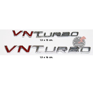 โลโก้ VN Turbo มี 2 ขนาดให้เลือก สำหรับ TOYOTA HILUX VIGO / VIGO CHAMP / TOYOTA FORTUNER