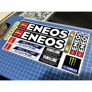 สติกเกอร์ DECAL eneos bluecore yamalube monster