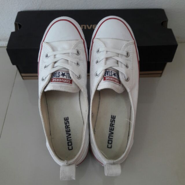 Converse all star ballet lace ox white