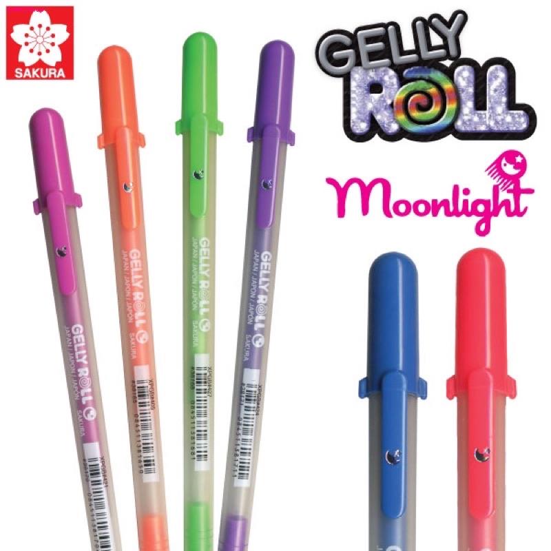 ปากกาสี Gelly roll ปากกาเจลลี่โรล สะท้อนแสง เรืองแสง เขียนกระดาษดำ Sakura