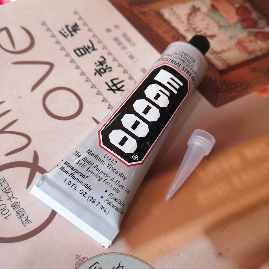 กาว ติดเพชร E6000 Glue 29ML สารพัดประโยชน์ คุณภาพดี 1 หลอด