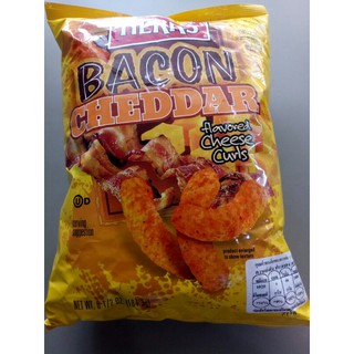 Herrs Bacon Cheddar Curls ข้าวโพดอบกรอบ รสเบคอน และชีส