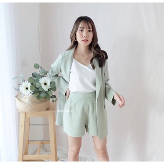 (used) SHOP.POPO-Minyoung blazer สี Avocado Green