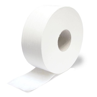 กระดาษชำระม้วนใหญ่ 1 ชั้น 600ม. (กล่อง12ม้วน) คอลเลก กระดาษทิชชู Large roll of toilet paper, 1 ply 600 m. (12 rolls in a