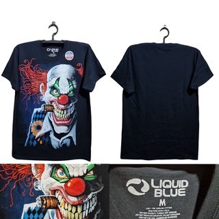 เสื้อยืด LIQUID BLUE  สินค้าลิขสิทธิ์แท้ มือ1 นำเข้าจากUSA ป้าย สกรีนคอ Liquid Blue