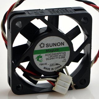 1PCS original SUNON KDE2404PFV3 Oil bearing Cooling Axial Fan DC 24V 0.9W 4010 40*40*10mm