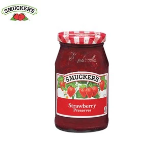 Smucker's Strawberry Preserves สมัคเกอร์ส แยมสตรอเบอร์รี่ 340 กรัม