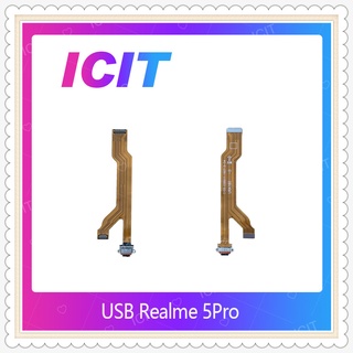 USB Realme 5Pro  อะไหล่สายแพรตูดชาร์จ แพรก้นชาร์จ Charging Connector Port Flex Cable（ได้1ชิ้นค่ะ) ICIT-Display