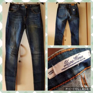 กางเกงยีนส์Zara Denim Woman รุ่น Slim fit เอว27-28" แท้ มือสอง