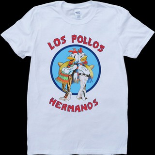 [2023]Men T Shirt Breaking Bad Los Pollos Hermanos White, Custom