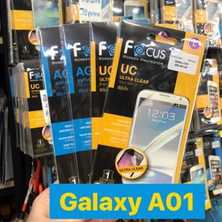 เนื้อฟิล์มใส เนื้อฟิล์มด้าน focus Samsung Galaxy A01