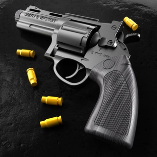 Revolver soft bullet gun ของเล่นเด็กแบบจำลองเด็กสามารถยิงกระสุน runner สามารถเปลี่ยน 3-6 ปี 7-8