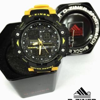 นาฬิกาข้อมือDZiner Watch 
ดีซีเนอร์วอช สายยางสองระบบ
