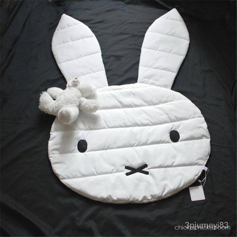 INS Miffy Bunny Rabbit Nursery Kids Room Soft Play Mat Miffy Bugs Bunny