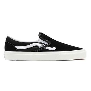 [ของแท้ ส่งฟรี จากไทย] VANS CLASSIC SLIP-ON - SIDESTRIPE BLACK