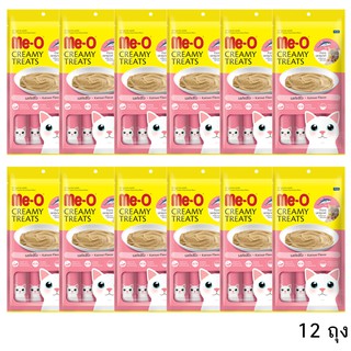 ขนมแมวเลีย มีโอ รสคัตสีโอะ สำหรับแมวอายุ1เดือนขึ้นไป (12ถุง) Cat Treat Creamy Katsuo Flavor for Cat 1 month+ (12packs)