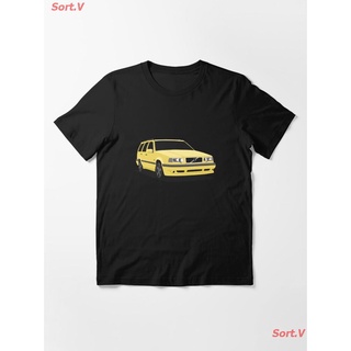 โลโก้ Volvo 850 T-5R Essential T-Shirt เสื้อยืดพิมพ์ลาย เสื้อยืดโลโก้รถ