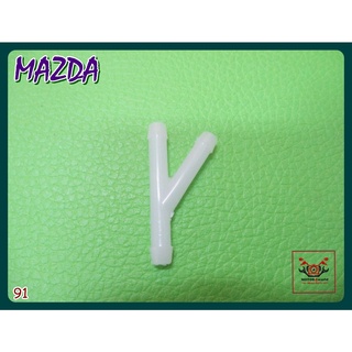 MAZDA THREE WAY JOINT SPRINKLER (Type Y) PLASTIC "WHITE" (1 PC.) (91) // ข้อต่อทางฉีดน้ำฝน ทั่วไป ตัว Y สีขาว (1 ตัว)