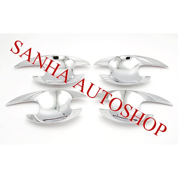 ถ้วยรองมือเปิดโครเมียม Honda BR-V,BRV ปี 2016,2017,2018,2019,2020 งาน Lekone