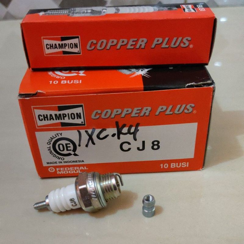 MESIN CHAMPION SPARK PLUG 100% Original CJ8 Mini Babat มอเตอร์ Senso Chainsaw เครื่องตัดหญ้า/Origina