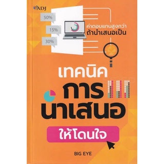 หนังสือ เทคนิคการนำเสนอให้โดนใจ : การพูด จิตวิทยาการพูด การนำเสนองาน การพูดต่อที่ชุมชน