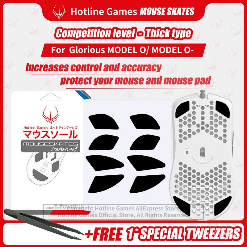 brandedph2Sets Hotline Games 3.0 Gaming Mouse Feet Skates for Glorious