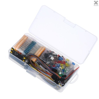 [Toolhelper] ชุดเบรดบอร์ดอิเล็กทรอนิกส์ 830 DIY พร้อมกล่องพลาสติก สําหรับ Arduino UNO R3