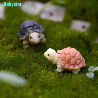 (Babystar) ของเล่นเต่าจิ๋ว สําหรับตกแต่งสวน 10 ชิ้น