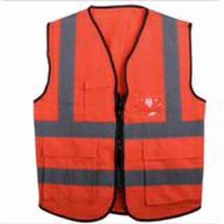 Vest Safety เสื้อกักสะท้อนแสงได้รับใบรับรอง : BEAO 042508