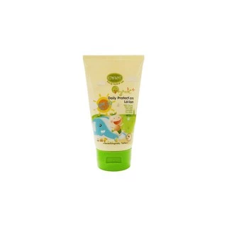 ENFANT (อองฟองต์) Organic Plus Daily Protection Lotion ครีมกันแดดสำหรับเด็ก 100ml.(แบบหลอดไม่มีกล่อง)