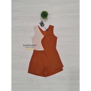 เซตกางเกง ป้าย Nannapat sz.L มี 2 สี 🧡💚