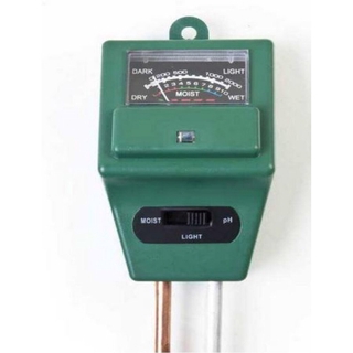 2 in 1 เครื่องวัดความชื้นและความเป็นกรด-ด่างในดิน (Moisture &amp; pH Meter)