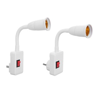 E 27-E 27 Base Flexible Extension อะแดปเตอร์แปลงหลอดไฟ LED