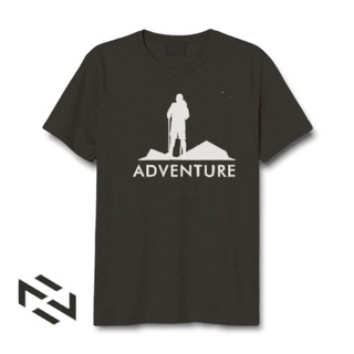 เสื้อยืดผ้าฝ้าย พิมพ์ลาย Adventure Cotton Climbing Distro 30s สําหรับผู้ชาย และผู้หญิง