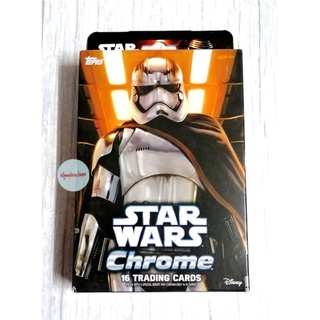 (Hanger Box) 2016 TOPPS CHROME STAR WARS (กล่องสุ่มการ์ดสตาร์วอร์ปี 2016)