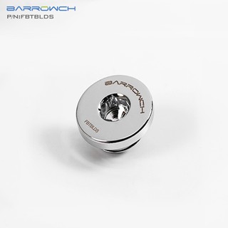 Barrowch ultra-thin Inner six angle Stop Plug Fitting Matt Silver (สต็อปฟิตติ้งชุดน้ำ จัดส่งในไทย)