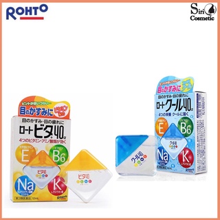 Rohto Vita 40 Alpha Eye Drops น้ำตาเทียม 12 mL ความเย็นระดับ 3 (1 กล่อง) กล่องสีส้ม