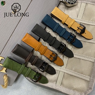 High Quality Leather+Silicone Watch Strap Quick Release Watchbands 20mm 22mm For Watch Accessories