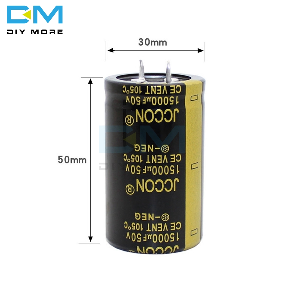 ตัวเก็บประจุอลูมิเนียมอิเล็กโทรไลต์ 50V 15000uF 30X50 มม. 30X50 ความถี่สูง ความต้านทานต่ํา ขนาด 30*50 มม. ราคา ถูกที่สุด ดีลบีเคเค แกลเลอรีภาพที่ 3
