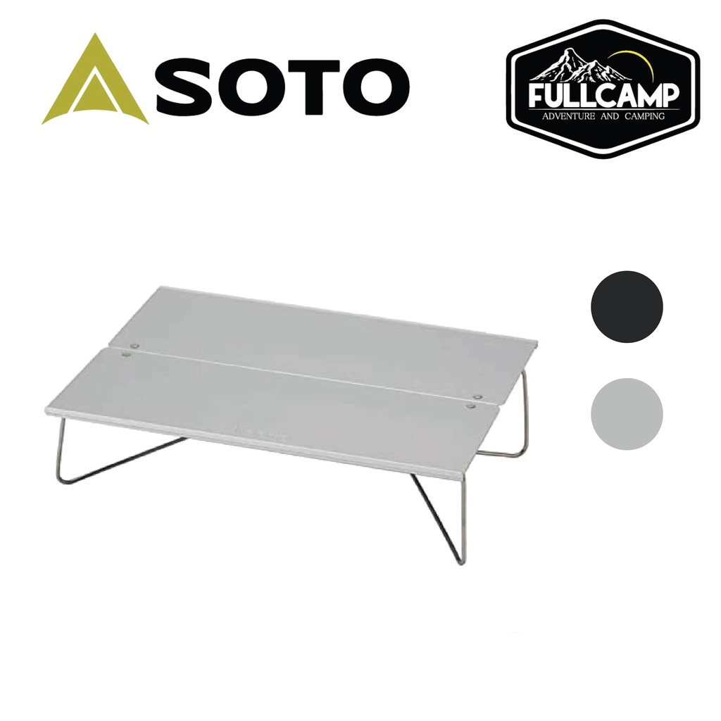 Soto Field Hopper Pop-Up Table โต๊ะพับพกพา เหมาะสำหรับนักเดินป่า โต๊ะพับเเคมป์ปิ้ง น้ำหนักเบา