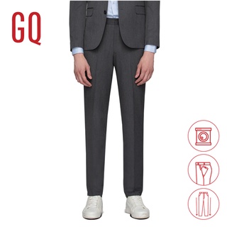 GQ Essential Pants กางเกงผู้ชายทรงปกติ รุ่น TR Tailored Fit สีเทา