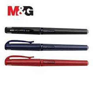 ปากกา M&amp;G 13671 น้ำเงิน แดง ดำ  กล่อง 1*12    หัว0.7