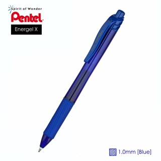 Pentel ปากกาหมึกเจล เพนเทล Energel X 1.0mm - หมึกสีน้ำเงิน