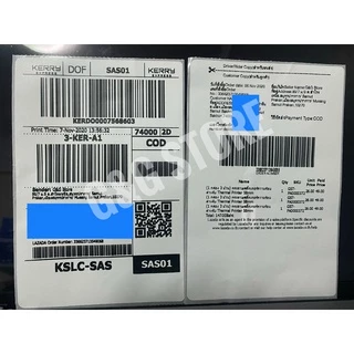 BARIGAN กระดาษสติ๊กเกอร์ความร้อน 100x150mm แบบม้วน 350 แผ่น Direct Thermal Label