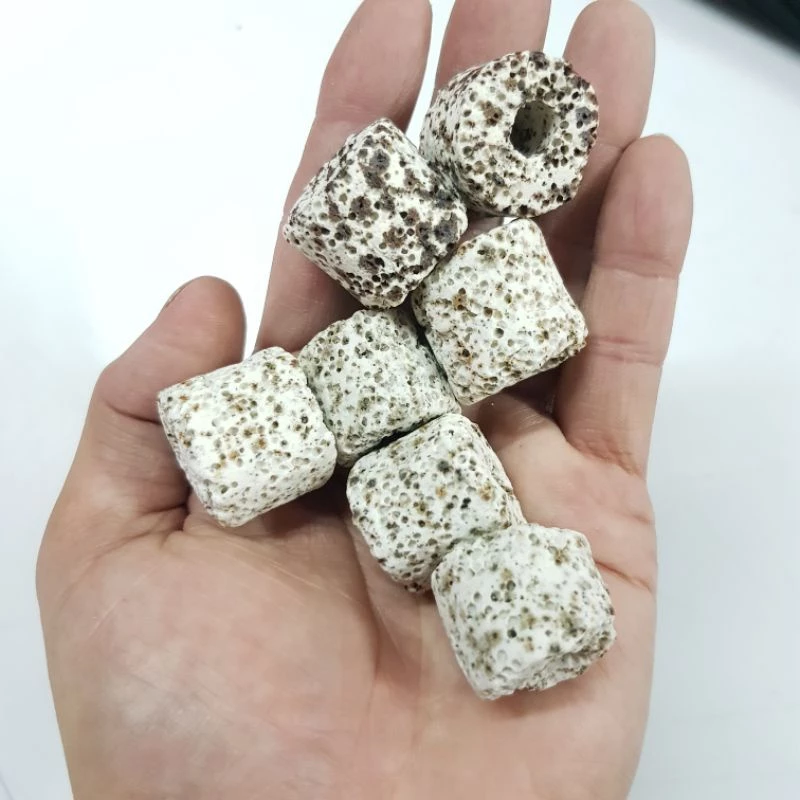 หินดูดกลิ่นตู้ปลา​ 5 ชิ้น 5บาท หินกรองตู้ปลา Ceramic Ring เซรามิค ริง สำหรับกรองน้ำบ่อปลา มีรูพรุน/ผิวเรียบ thumbnail 6