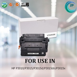 ตลับหมึกเลเซอร์เทียบเท่า HP CE255X สำหรับเครื่องพิมพ์ HP P3010/P3015/P3015d/P3015dn/P3015x