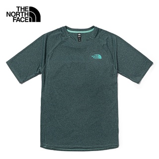 THE NORTH FACE M EA BIG PINE S/S CREW - AP - WASABI HEATHER เสื้อยืดแขนสั้น เสื้อผ้า เสื้อผ้าผู้ชาย